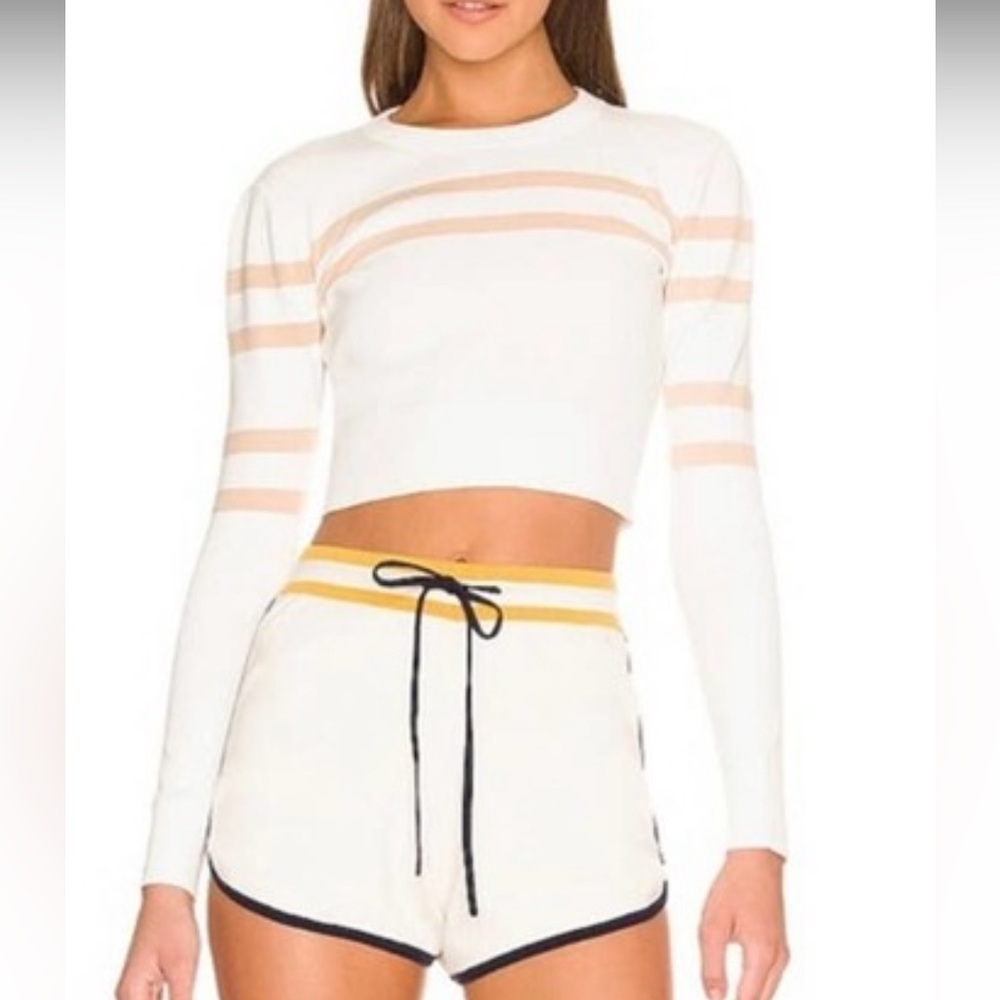 The Upside Stripe Top Open Back - image 1